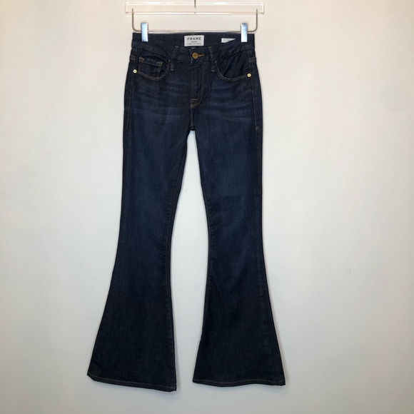 Frame Denim Le Bell Flare Jeans Size 24 - Picture 3 of 11